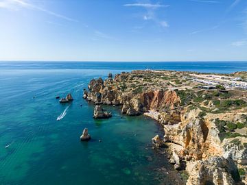 De Ponta da Piedade in de Portugese Algarve van David Gorlitz