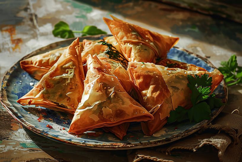 Samosa&#039;s von ARTEO Gemälde