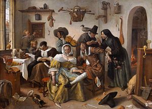 Jan Steen - Pas op voor luxe