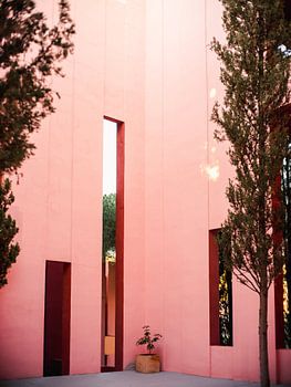 Muralla Roja Espagne | Murs abstraits roses