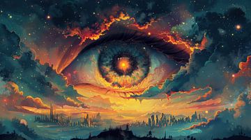 Eye of the Cosmic Dawn by Eva Lee