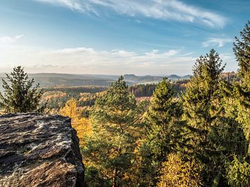 Großer Zschirnstein, Saxon Switzerland - Area of stones by Pixelwerk