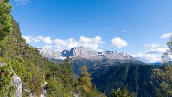 Hoher Blick auf den Rosengarten
