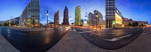 Berlin Potsdamer Platz Skyline Panorama
