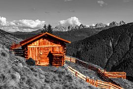 Alpine hut on the path of contemplation, Gries im Sellrain by Dietmar-Kookaburra Photography