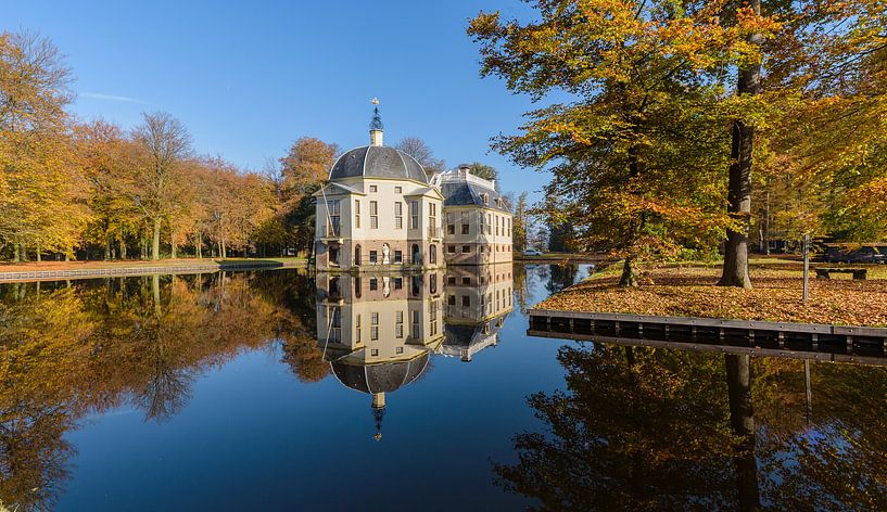 Landgut Trompenburgh in 's-Graveland, Wijdemeren im Herbst von Martin Stevens