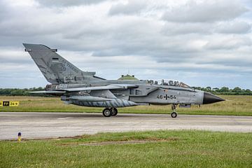 German Panavia Tornado (46+54) with tiger livery. by Jaap van den Berg