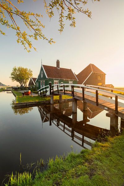 Freilichtmuseum Zaanse Schans bei Sonnenaufgang, Niederlande von Markus Lange