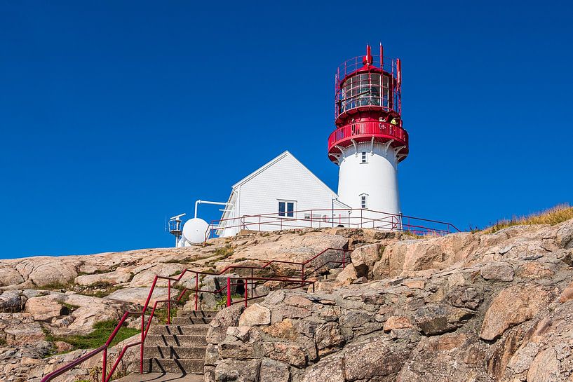 Der Leuchtturm Lindesnes Fyr in Norwegen von Rico Ködder