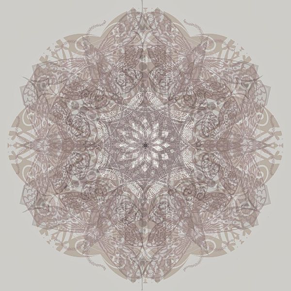 Kaleidoscope, taupe von Rietje Bulthuis