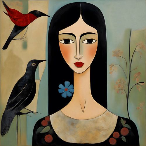 De vrouw is een tuin 1