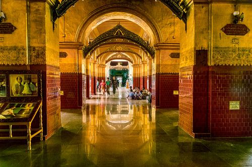 Mahamuni Buddha Temple in Myanmar