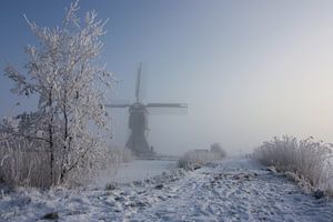hiver en hollande sur Ilya Korzelius