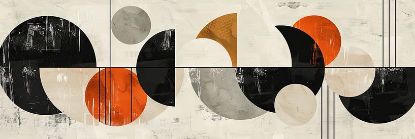 Abstract geometric composition by Poster Art Shop