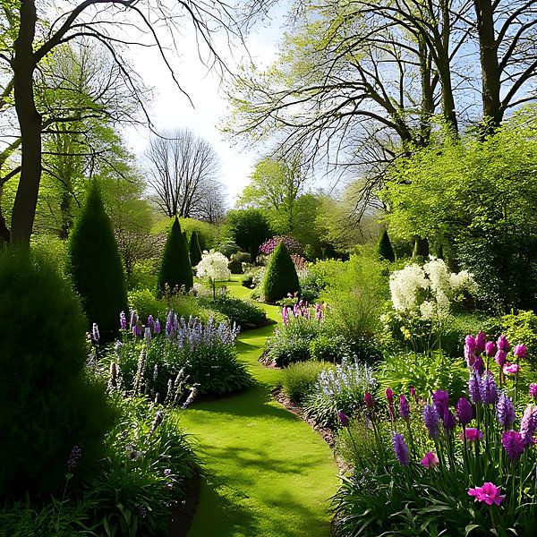 Tuin van Dennenbos van Stilbeeld Studio