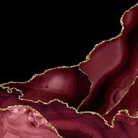 Burgunder & Goldachat Struktur 03