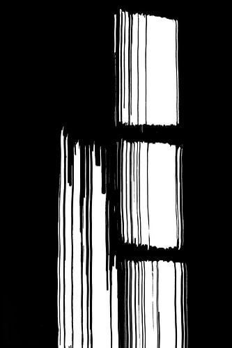 Zwart-wit abstracte lijnen