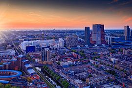 The Hague skyline shortly before sunset