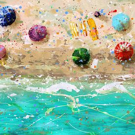 Beach day van Atelier Paint-Ing