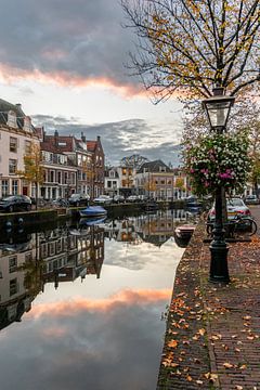 Leiden - Herfst op het Rapenburg (0086) van Reezyard