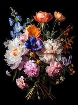 Midnight Bloom van Marianne Ottemann - OTTI