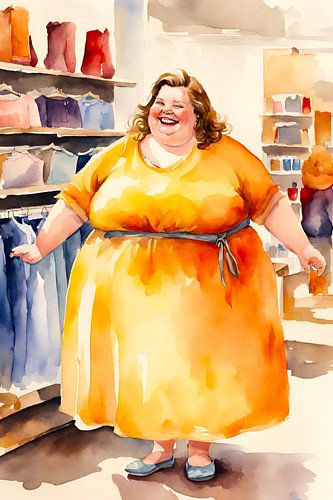 gezellige dames past kleding