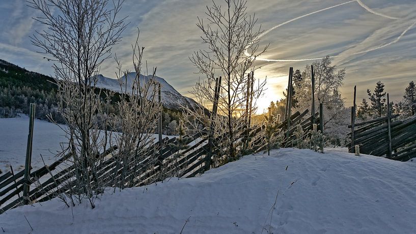 Norwegen, Sonnenaufgang von Michael Schreier