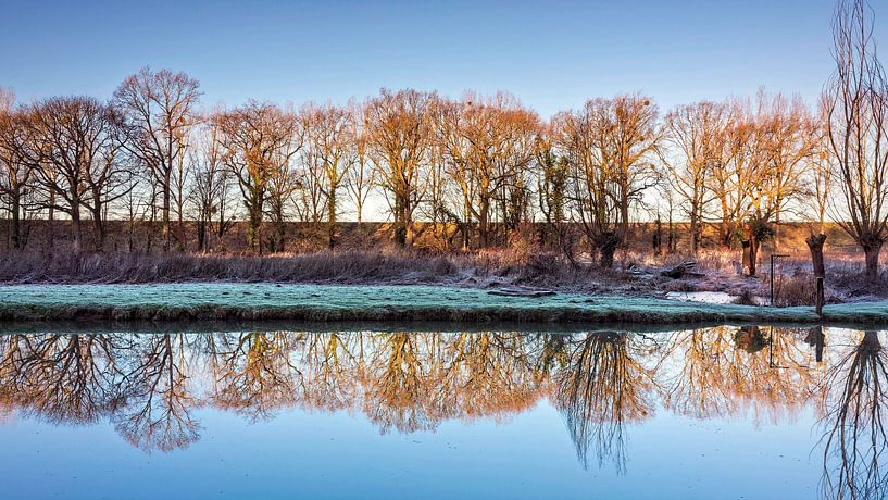 Reflection in Castle Park Elsloo by Rob Boon
