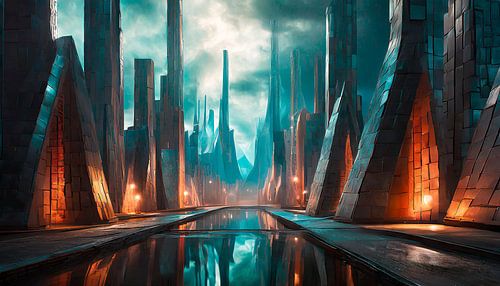 Toekomstige gebouwen en wegen