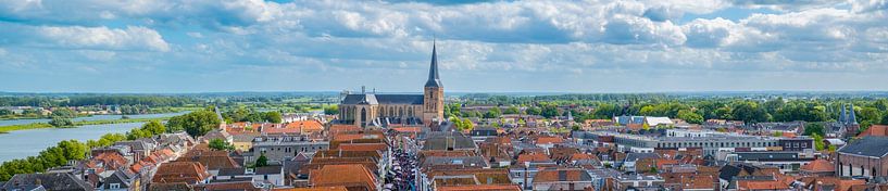 Vue sur la ville de la ligue Hanseatique Kampen à Overijssel par Sjoerd van der Wal Photographie