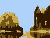 Landschap, Autumn citywalk. van SydWyn Art thumbnail