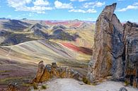 De Regenboog Bergen in Peru van Gerhard Albicker thumbnail