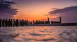 Wellenbrecher Domburg von Andy Troy