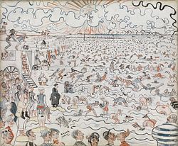 De baden van Oostende, James Ensor