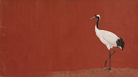 Elegant Crane by my pixel art