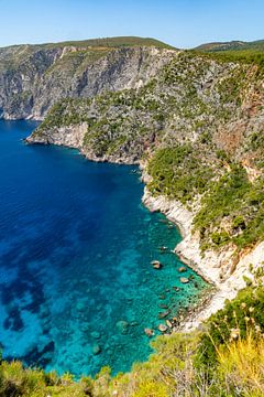 Uitkijkpunt op Zakynthos, Griekenland van Evelien Oerlemans