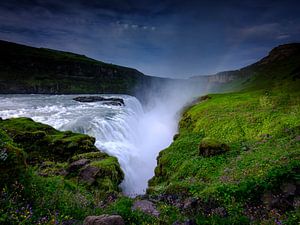 Gullfoss, IJsland van Eddy Westdijk