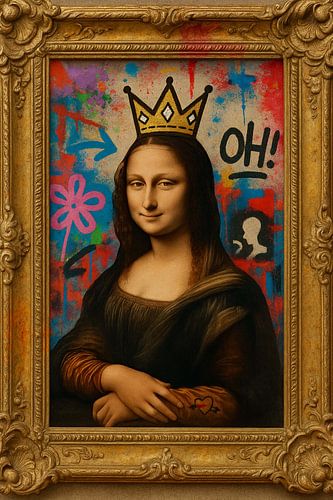 Da Vinci's Lost Mural Lisa Gets Tagged by Moonheart Artworks