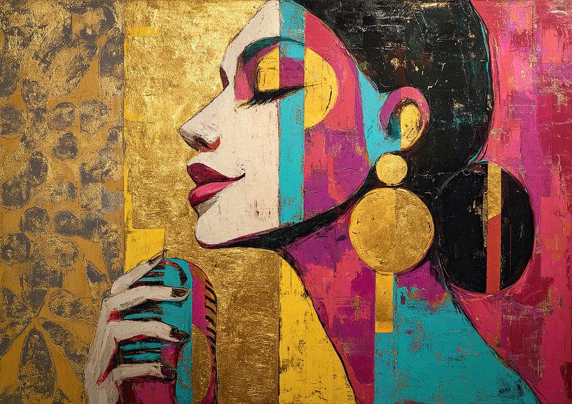 Vibrant Voice of the Night van ARTEO Schilderijen