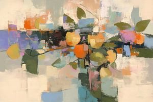 Moderne abstrakte Blume