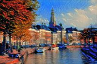 Sfeervol Schilderij Hoge der A Groningen