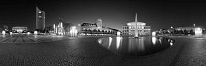 Leipzig - Augustusplatz Skyline Panorama