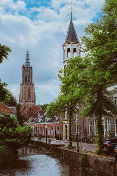 Onze Lieve Vrouwetoren und Elleboogkerk in Amersfoort