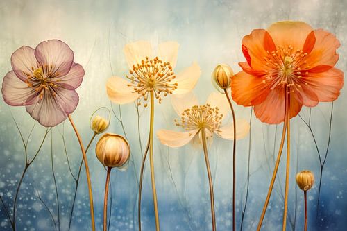 Prairie fleurie multicolore