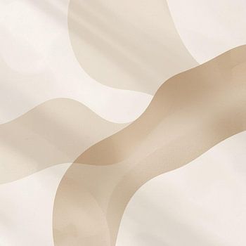 Minimalistische, neutrale abstrakte Wandkunst