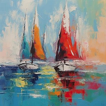 Sailboat by Bert Nijholt