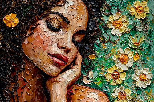 picturesque image of woman