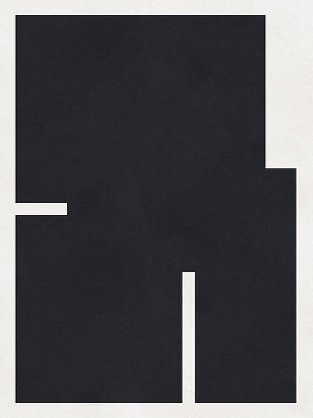 Black and white geometry 5 by Vitor Costa