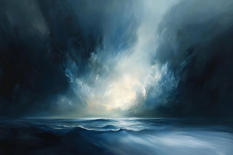 Dramatisches Licht auf dem Meer von ARTemberaubend