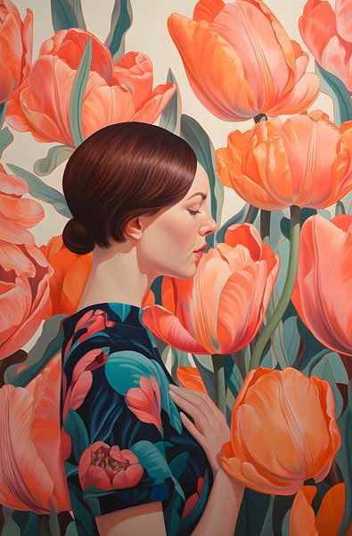 Mad about tulips by Artsy